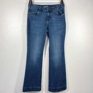 Wrangler Denim Jeans Bootcut Dark‎ Wash Stretch Womens Size 7x32 Cowgirl Rodeo
